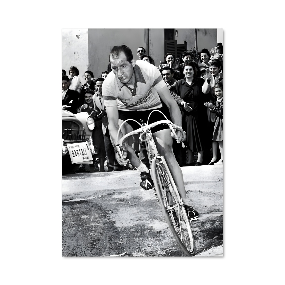 Poster Piste de Gino – affiche Cyclisme